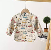 Fun Cars - Toddler & Baby Long Sleeve Waterproof Apron Smock Bib.